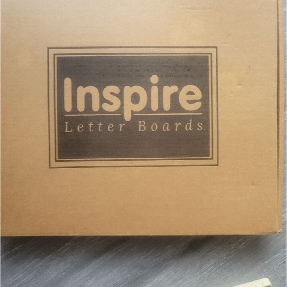 Inspire Black Letter Board